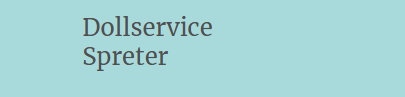 Dollservice Spreter